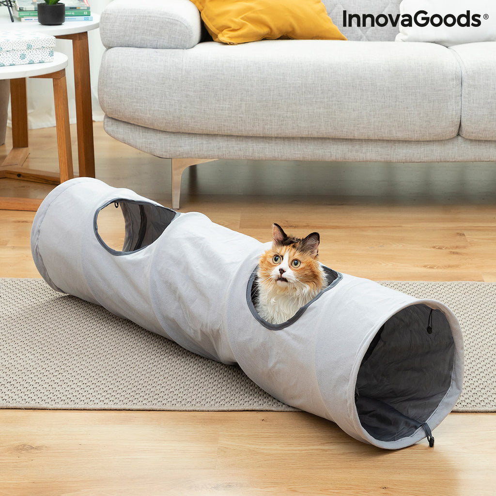 Tunnel de jeu pliable pour chat