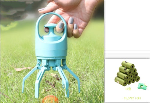 Ramasse-crottes portable avec sacs intégrés