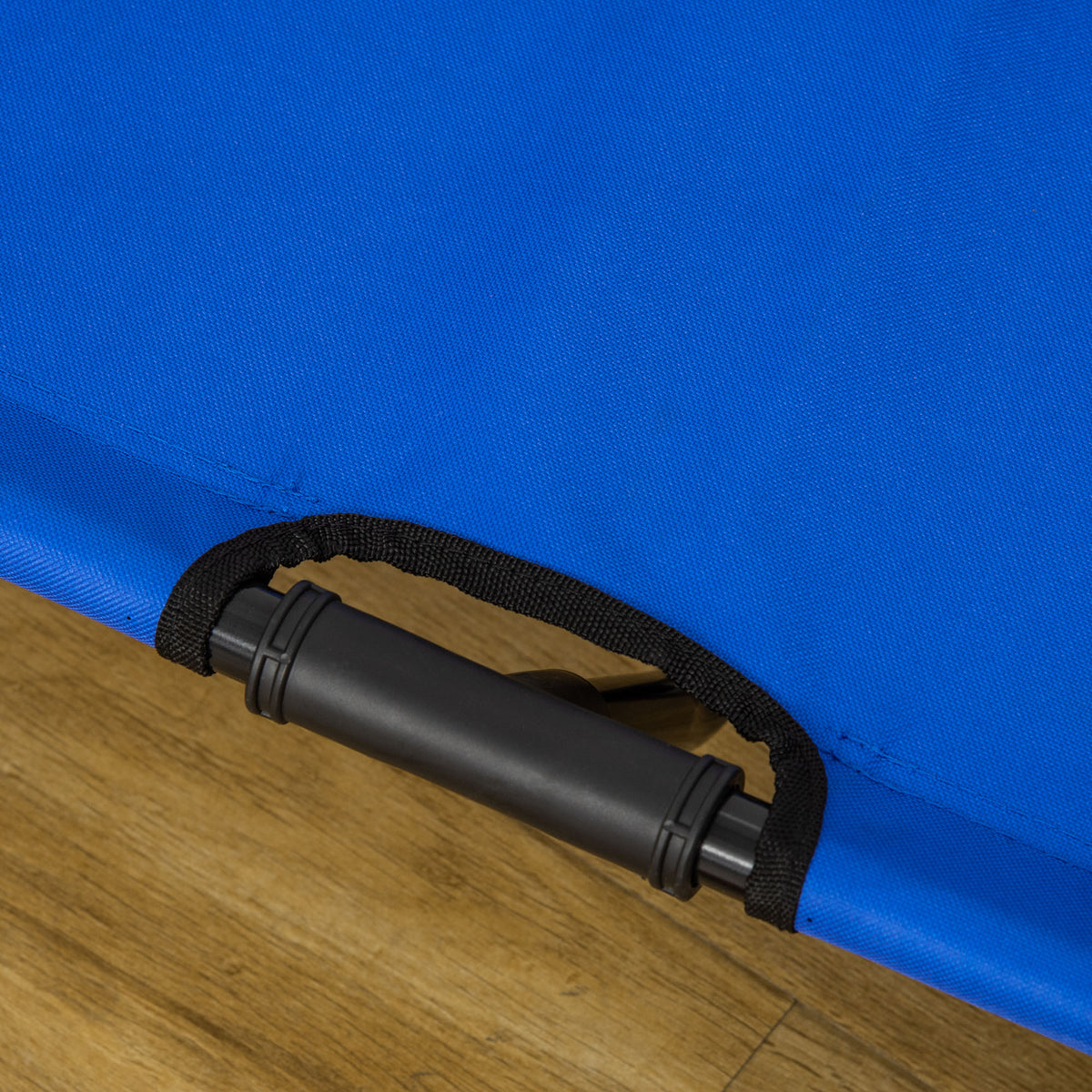 Lit surélevé pour chien lit surélevé rafraîchissant pour chien tissu Oxford sac de transport inclus 92 x 76 x 18 cm bleu-7