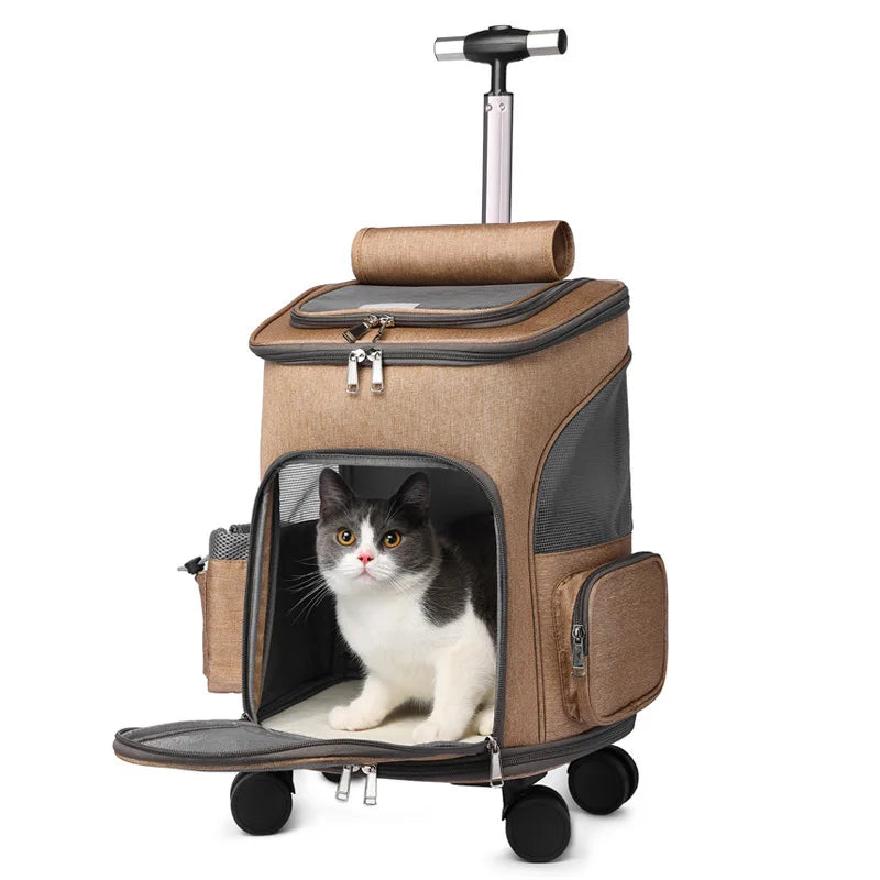 Sac à dos de transport respirant pour chien et chat