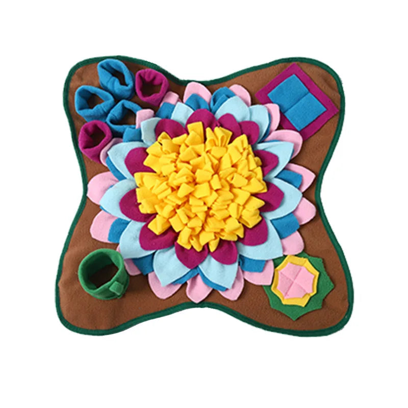 Tapis de fouille « tournesol » pour chien