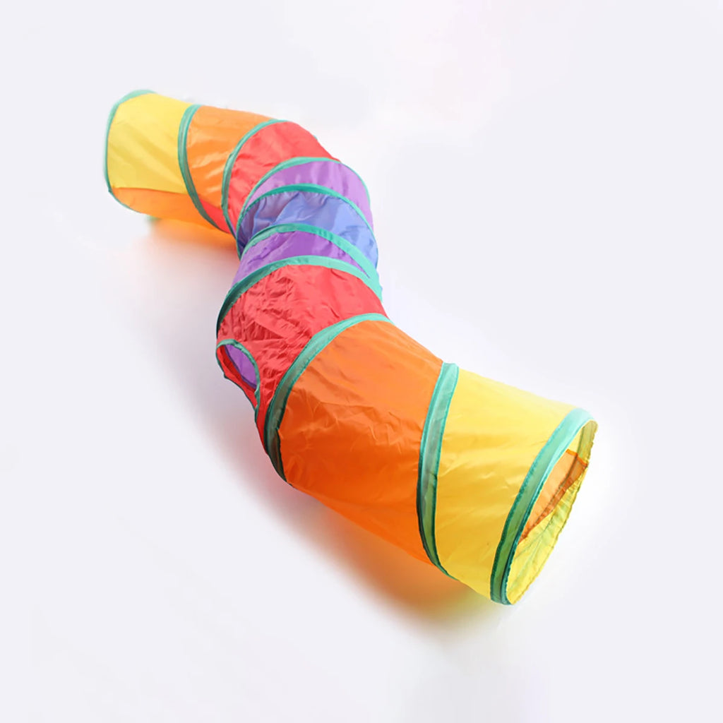 Tunnel pour chat pliable – plusieurs formes (S, T, Y, droit)