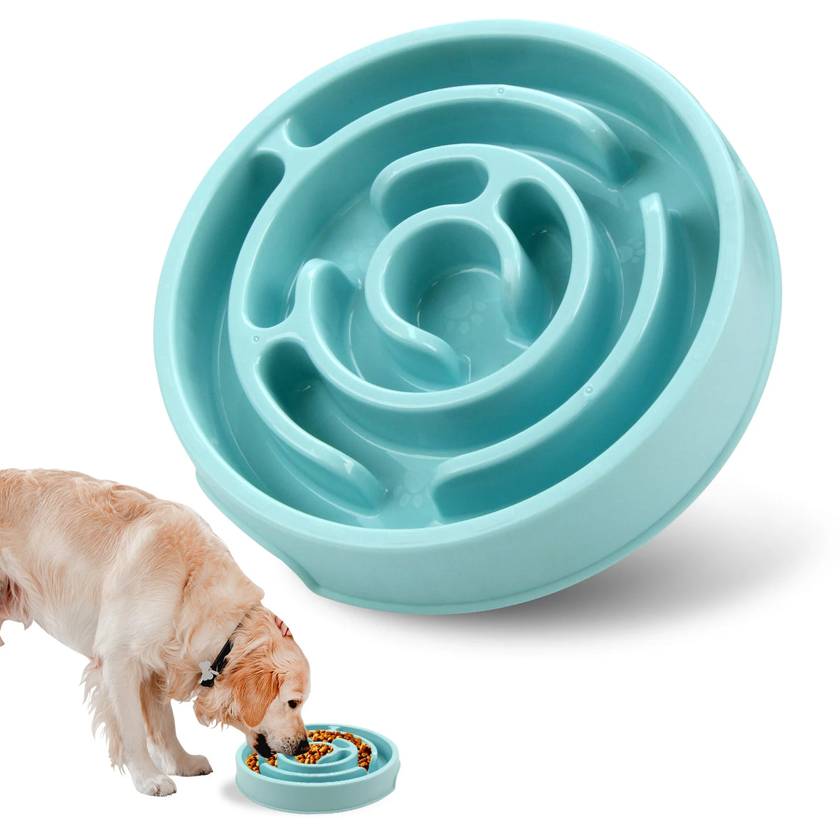 Gamelle anti-glouton labyrinthe pour chien et chat