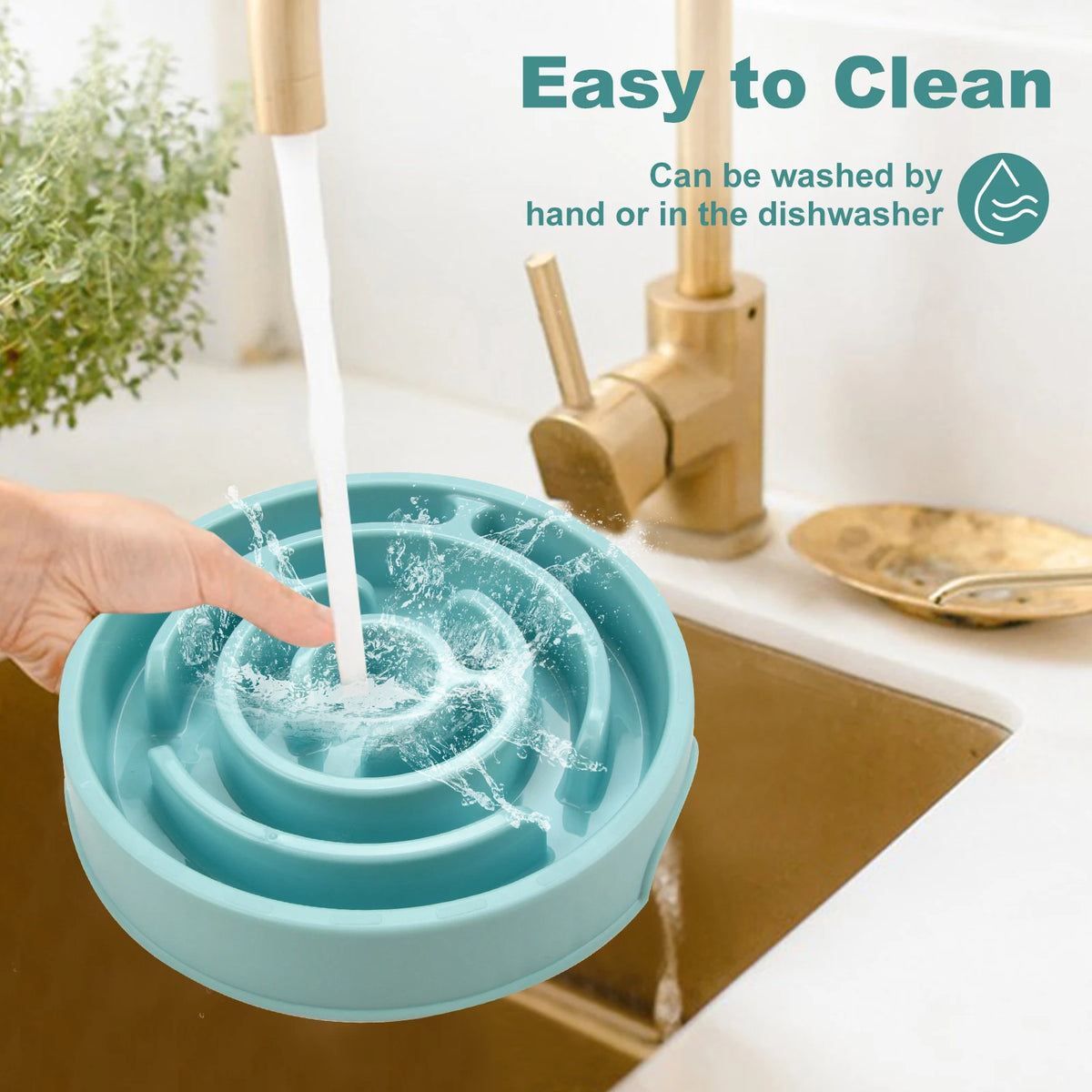 Gamelle anti-glouton labyrinthe pour chien et chat