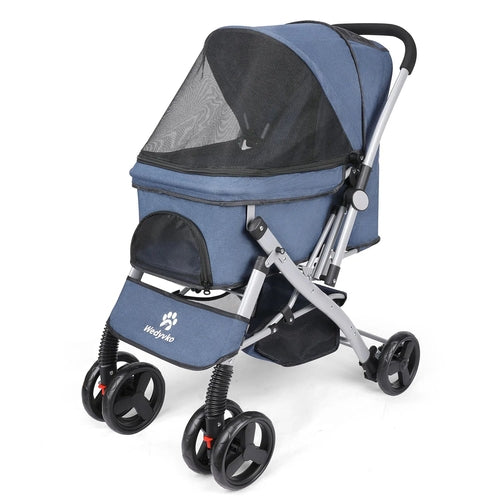 Poussette pliable pour chien et chat