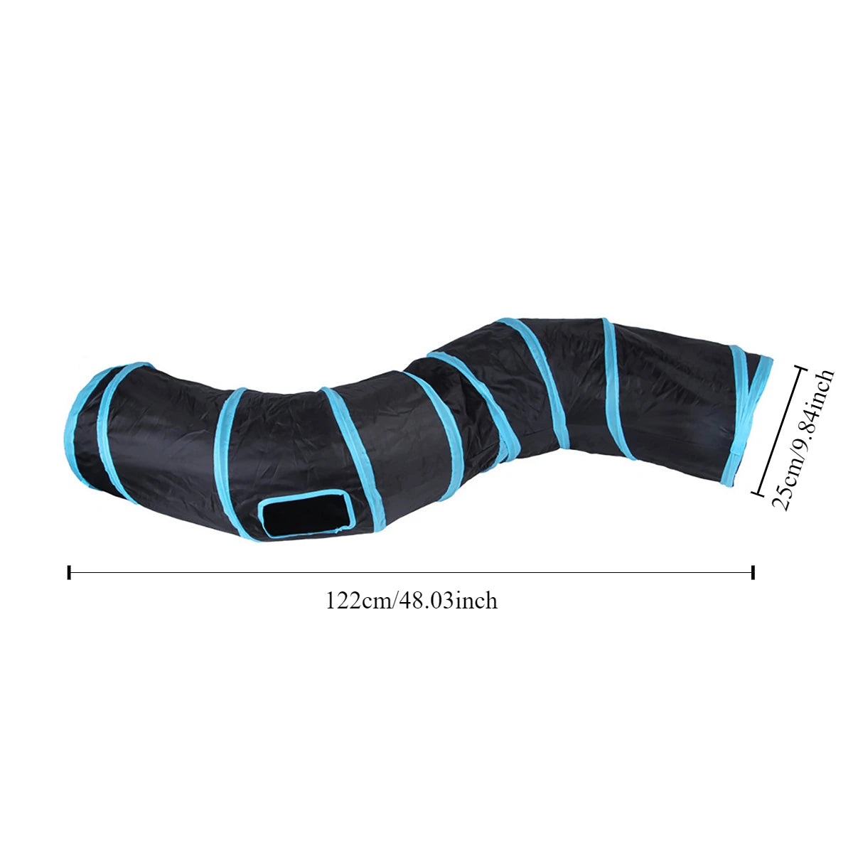 Tunnel pour chat pliable – plusieurs formes (S, T, Y, droit)