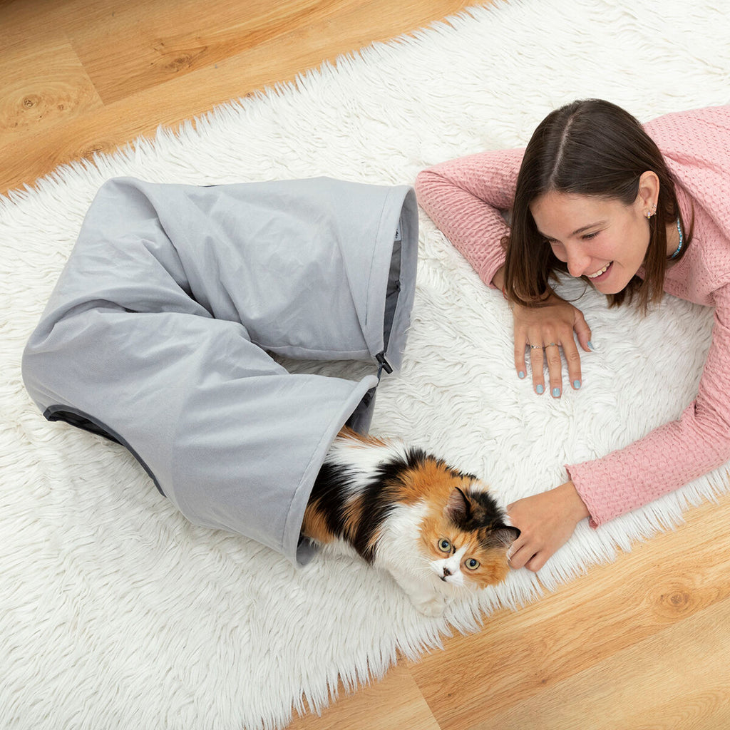 Tunnel de jeu pliable pour chat